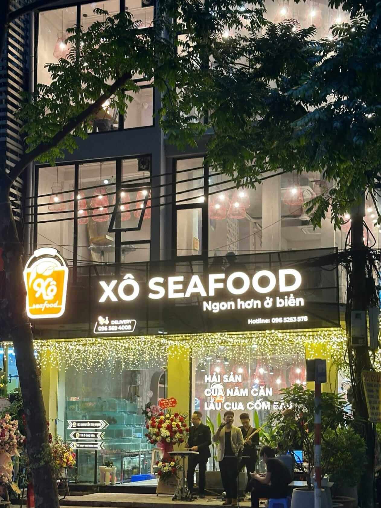 THIẾT KẾ THI CÔNG NHÀ HÀNG XÔ SEAFOOD – HỒ CHÍ MINH