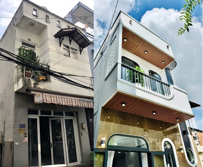đơn vị sửa chữa trọn gói nhà phố hiện đại