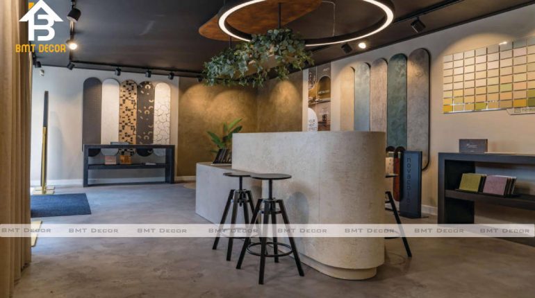 THIẾT KẾ THI CÔNG SHOWROOM GẠCH SANMARCO