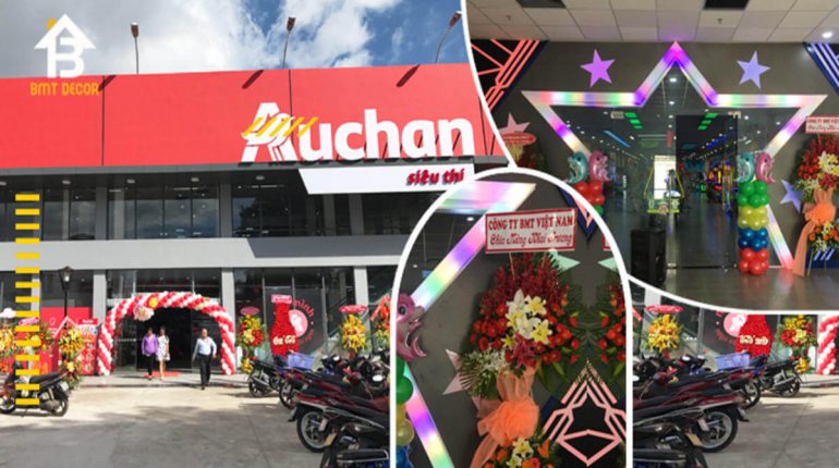 THIẾT KẾ THI CÔNG SIÊU THỊ AUCHAN – LED